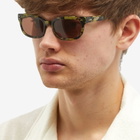 Sun Buddies Men's Amber Sunglasses in Amber Green Fragments