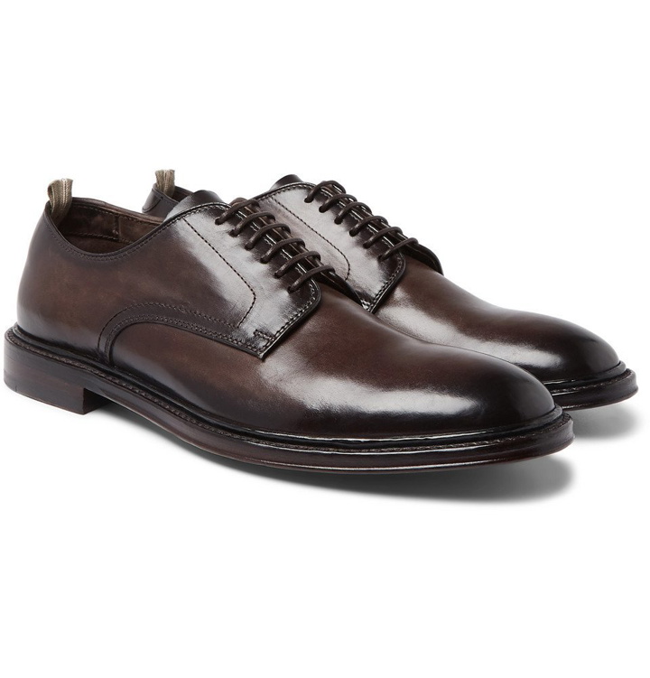 Photo: Officine Creative - Cornell Leather Derby Shoes - Men - Brown