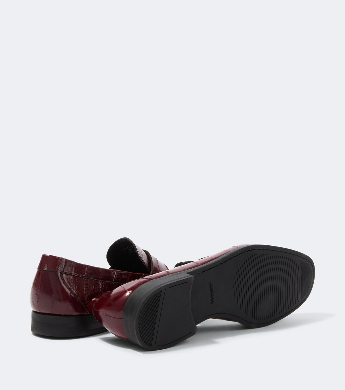 Magnanni Eel leather penny loafers