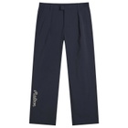Malbon Men's Magnolia Pleated Pant in Navy