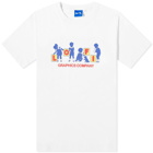 Lo-Fi Men's Blocks T-Shirt in White