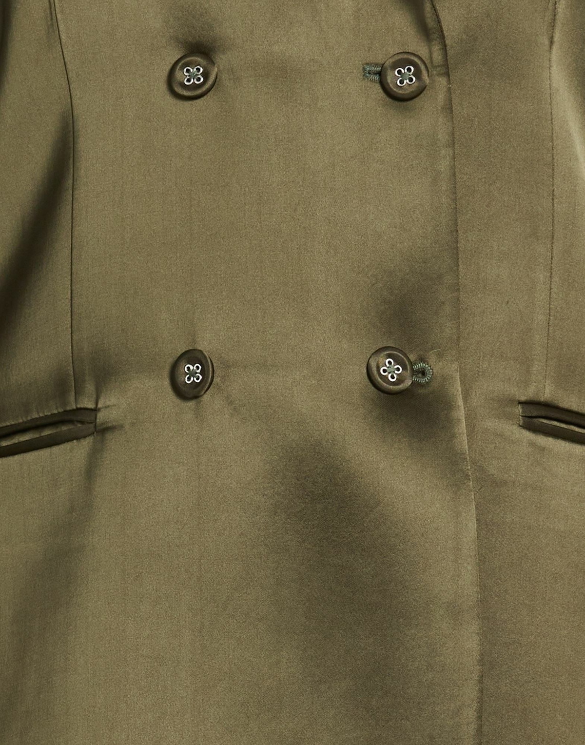 Officine Générale Womens Blazer Dark in Green