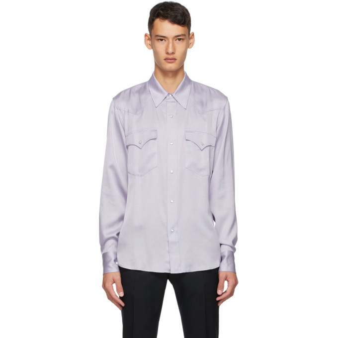 Photo: Dries Van Noten Purple Ballroom Shirt