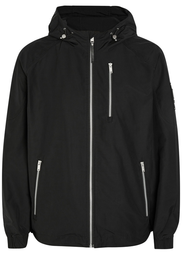 Photo: Moose Knuckles Charlesbourg Hooded Shell Jacket Black