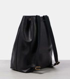 The Row Backpack 11 leather backpack