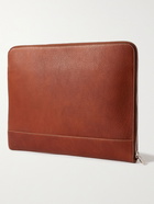 BRUNELLO CUCINELLI - Full-Grain Leather Pouch