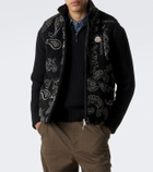 Moncler Reversible paisley vest