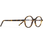 Kingsman - Cutler and Gross Round-Frame Tortoiseshell Acetate Optical Glasses - Tortoiseshell