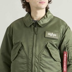 Alpha Industries Men's CWU-45 Heritage Bomber Jacket in Sage-Green