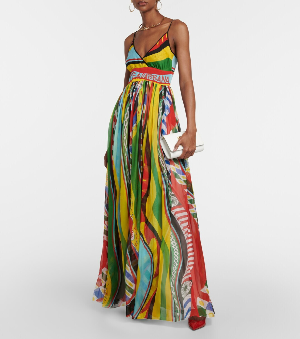 Chemise Courte En Soie Dolce & Gabbana - Imprimé Carretto Sicilien - Taille 39 - Neuf Avec étiquette