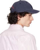 JW Anderson Navy Anchor Logo Baseball Cap