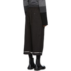 Undercover Black Drawstring Hem Trousers