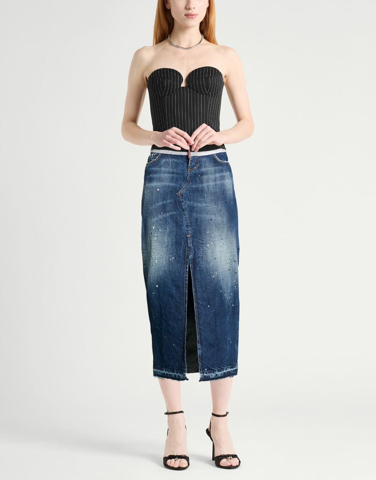 Dsquared2 Womens Denim skirt in Blue