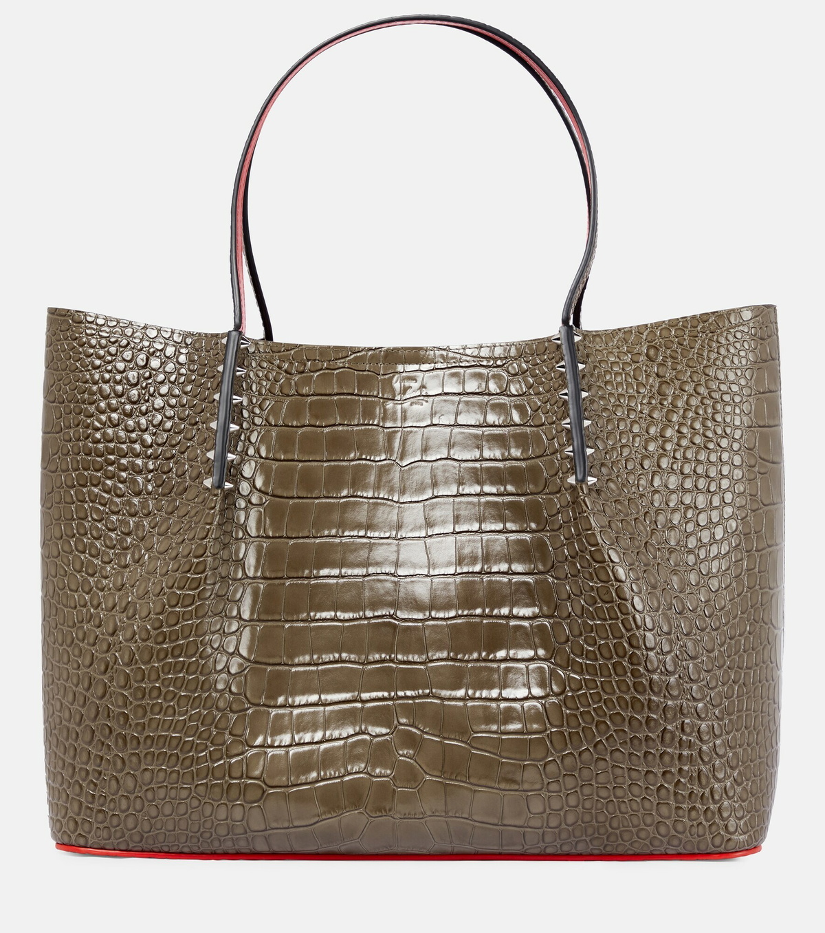 Cabarock large discount leather tote bag