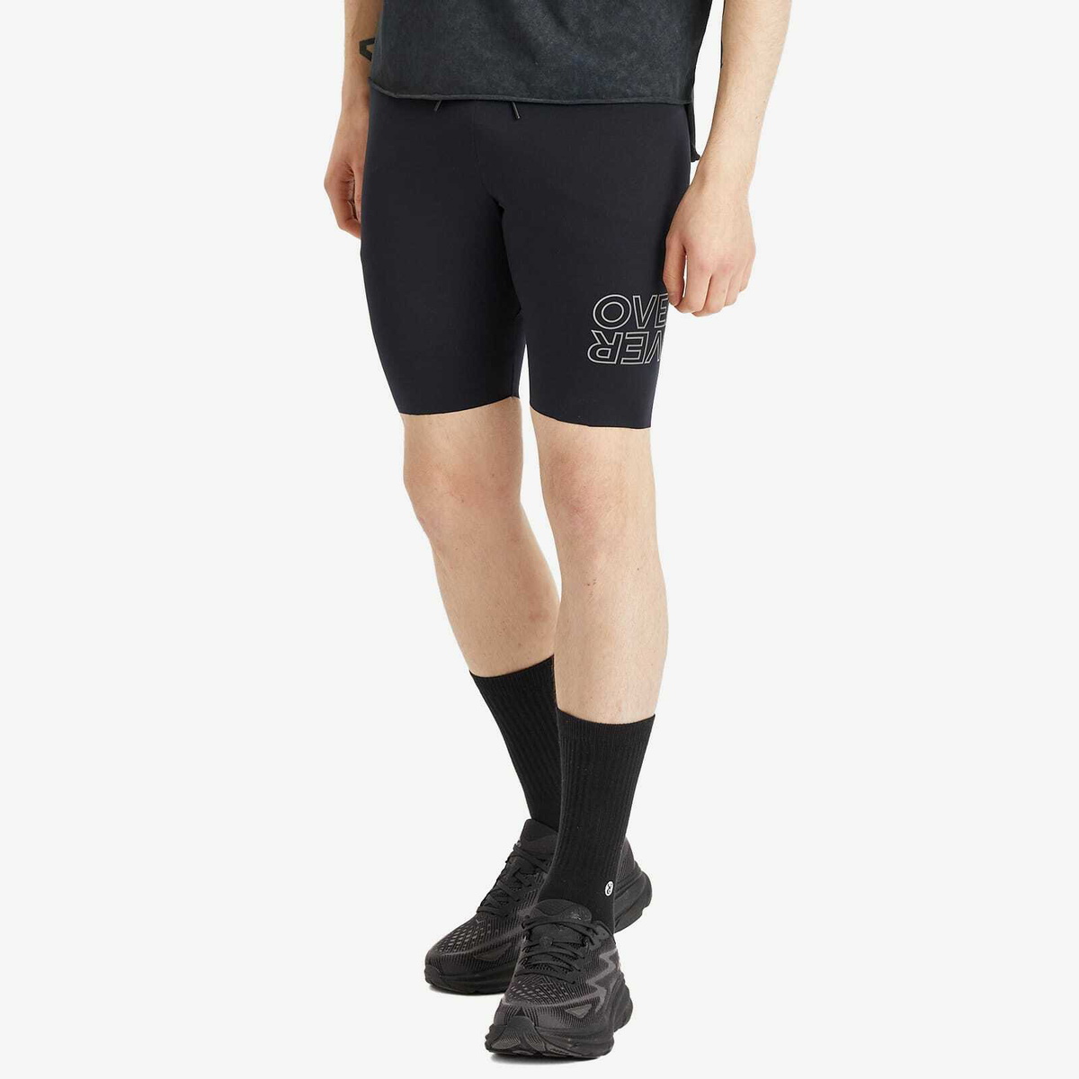 Over Over Men's Half Tight Short in Black