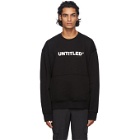Neil Barrett Black Untitled Sweatshirt