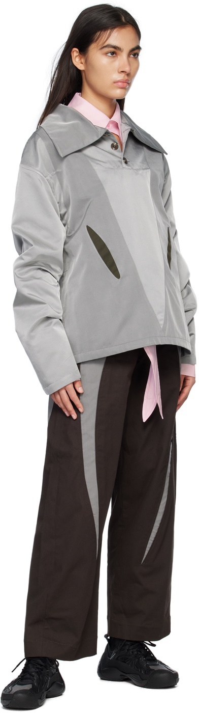 Strongthe SSENSE Exclusive Black & Gray Sword Trousers