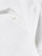 Hartford - Palm Mc Pat Camp-Collar Linen Shirt - White