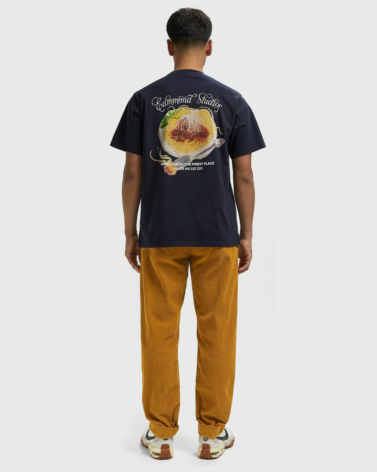 Edmmond Studios LA TRATTORIA Blue Mens Shortsleefe