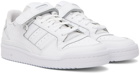 adidas Originals White Forum Low Sneakers