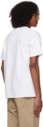 BAPE White Color Camo Milo On Big Ape T-Shirt