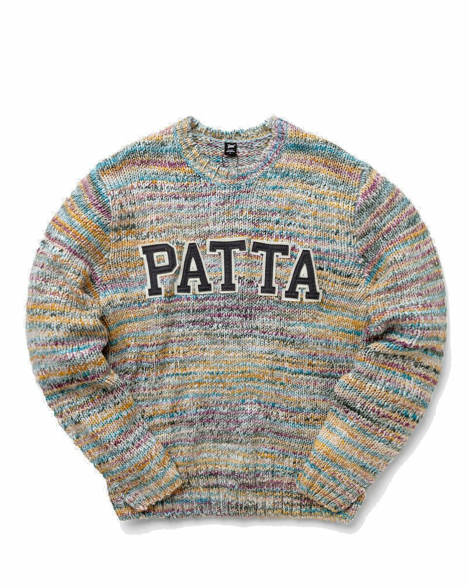Photo: Patta Hippie Knitted Sweater Multi - Mens - Pullovers