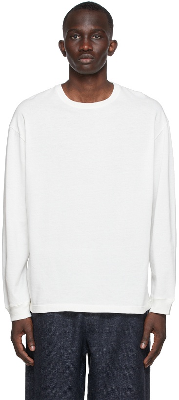 Photo: Meta Campania Collective Sagl White Robert Long Sleeve T-Shirt