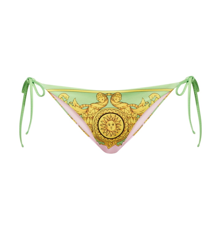 Photo: Versace Printed bikini bottoms