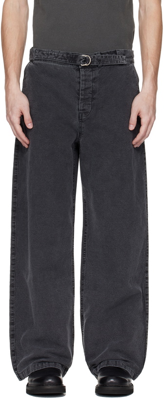 Photo: OUR LEGACY Gray Stern Chino Trousers