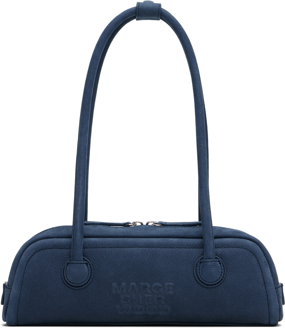 MARGESHERWOOD Navy Soft Boston EW Mini Bag