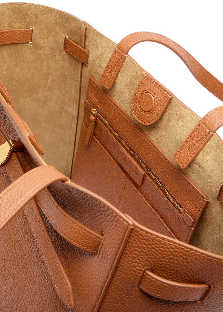 Veronica Beard Dash Leather Tote bag - Tan - One Size