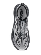 Hoka mafate Speed 4 Lite Black Low Top Sneakers With Mesh Panels In Tech Fabric Unisex