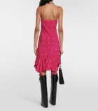 Givenchy 4G ruffle-trimmed minidress