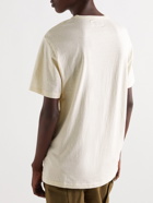 Officine Generale - Garment-Dyed Slub Cotton-Blend Jersey T-Shirt - Neutrals