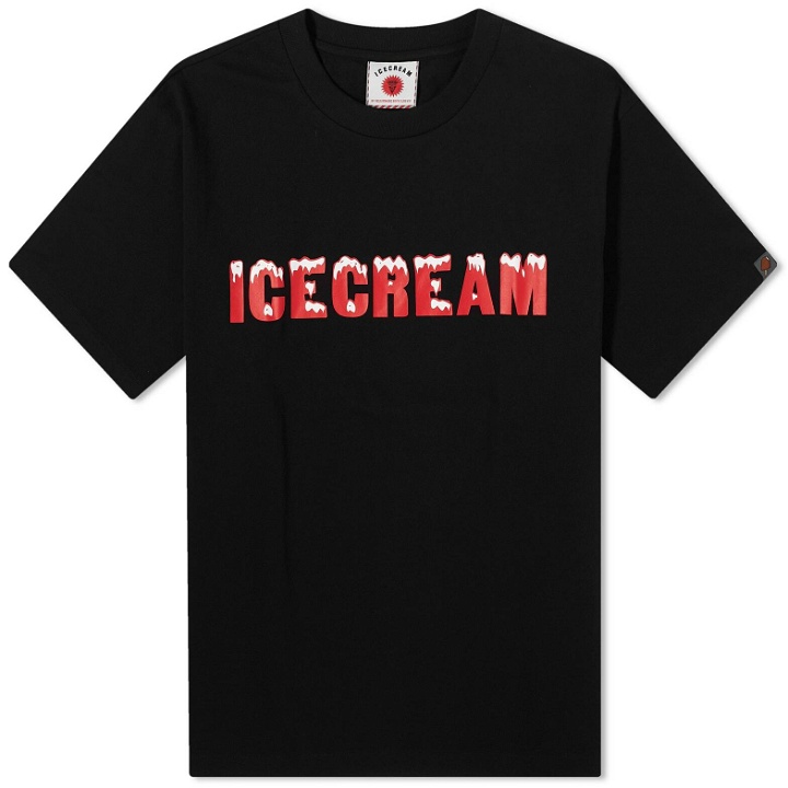 Photo: ICECREAM Men's Drippy T-Shirt in Black