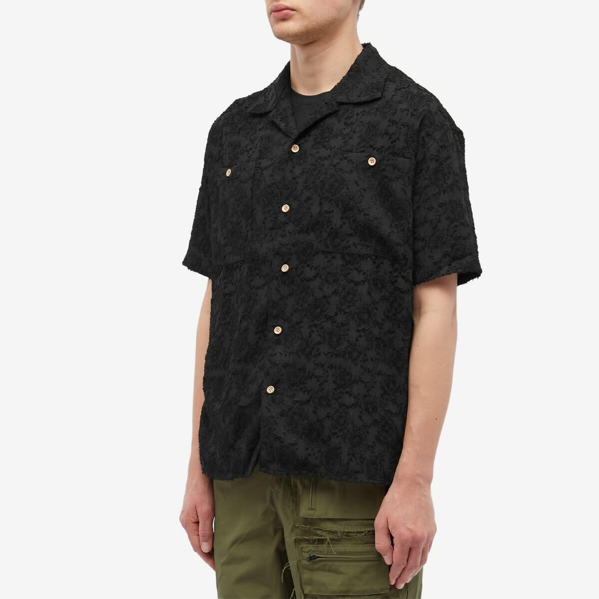 Andersson Bell Men's Bali Vacation Shirt in Black