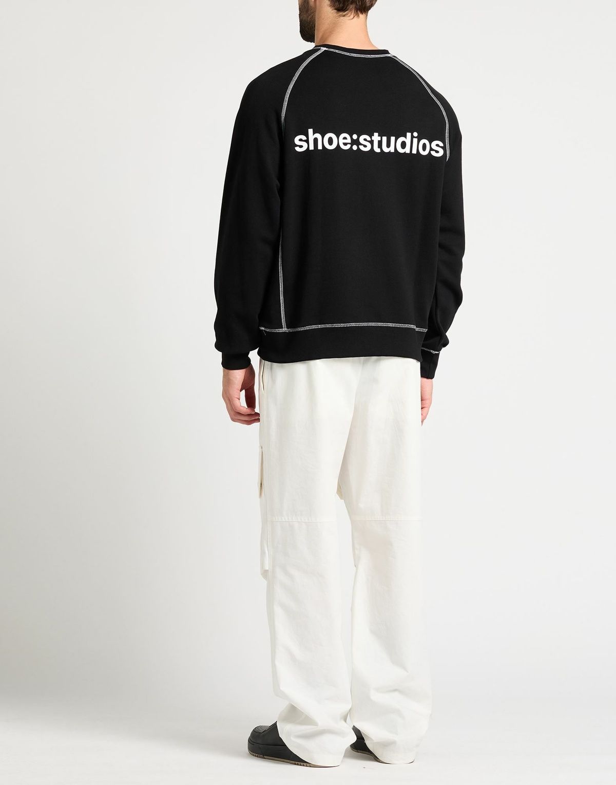 Shoe Mens Sweatshirt in Black