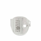 MM6 Maison Margiela Men's Key Ring in Palladio Burattato
