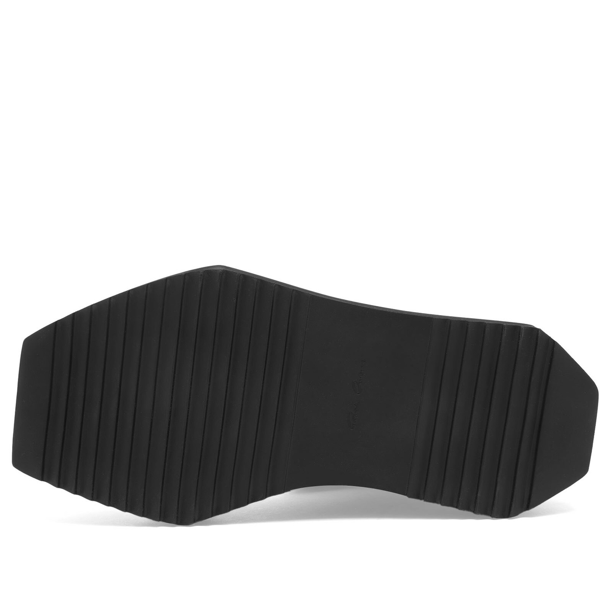 Rick Owens Men's Laceup Turbo Cyclops Boot in Black/Pearl