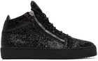 Giuseppe Zanotti Black Kriss High-Top Sneakers