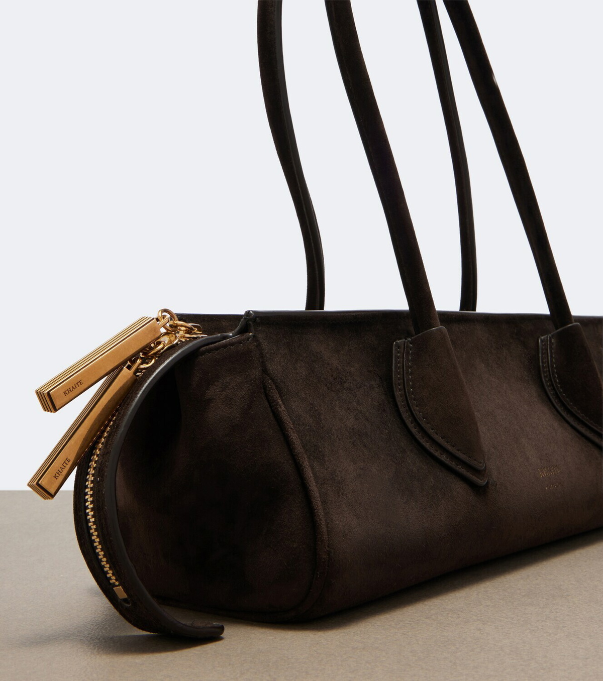Khaite Donna Medium suede shoulder bag