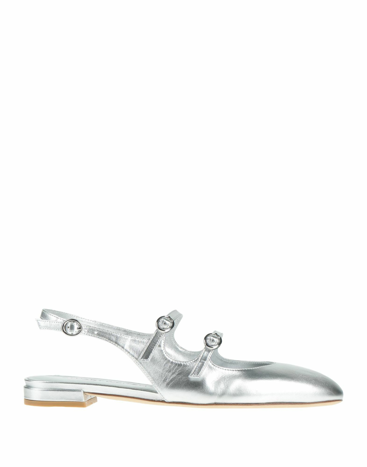 Stuart Weitzman Womens Ballet flats in Silver