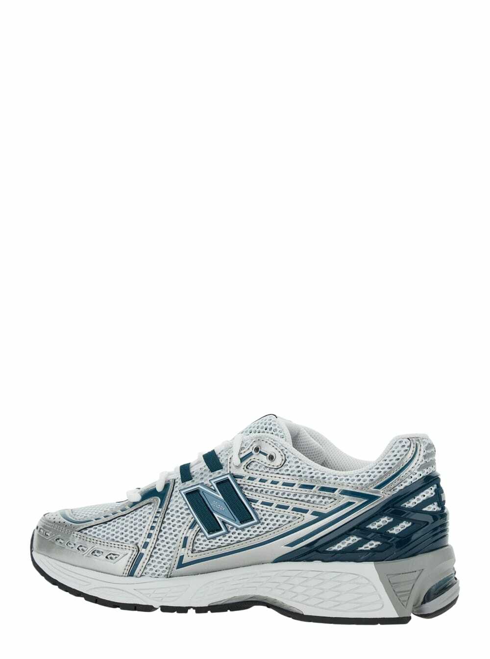New Balance 1906r Silver Colored Sneaker With Mesh Design And Side Logo In Synthetic Fiber Unisex