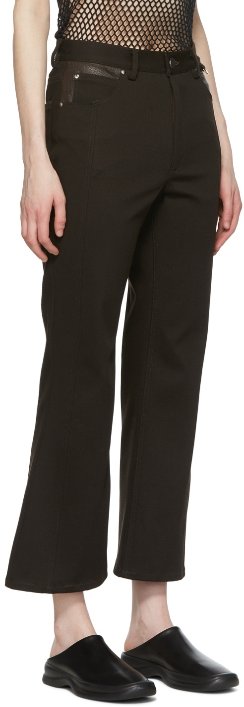 Maiden Name SSENSE Exclusive Brown Brea Jeans