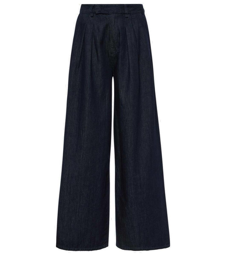 Photo: The Frankie Shop Nolan high-rise wide-leg jeans