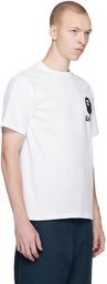 BAPE White Japan Culture Lettered T-Shirt