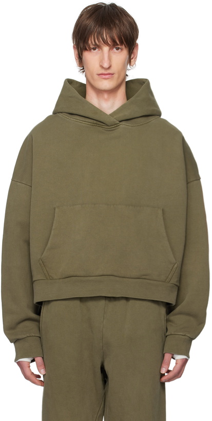 Photo: Entire Studios Khaki Heavy Hoodie