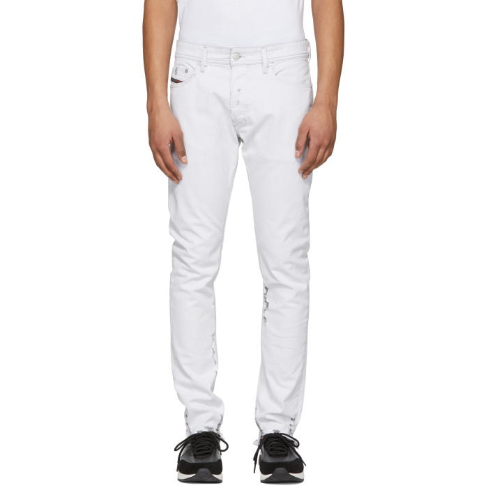 Photo: Diesel White Tepphar Jeans 