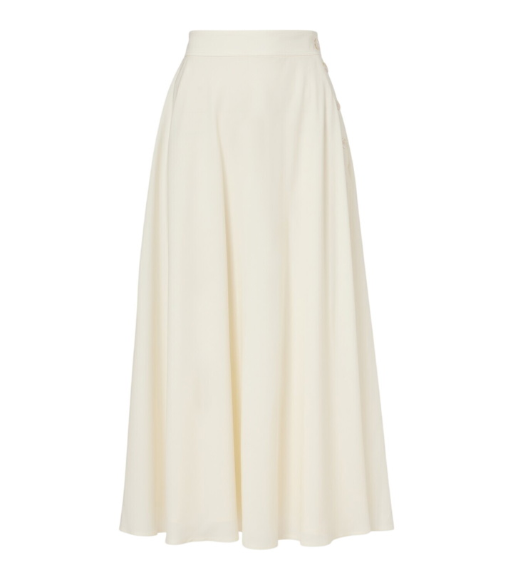 Photo: Ralph Lauren Collection Kenzie wool-blend midi skirt