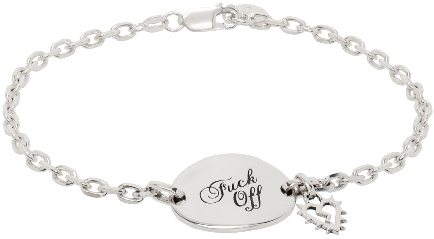 Stolen Girlfriends Club: Silver Warm Welcome Bracelet | SSENSE